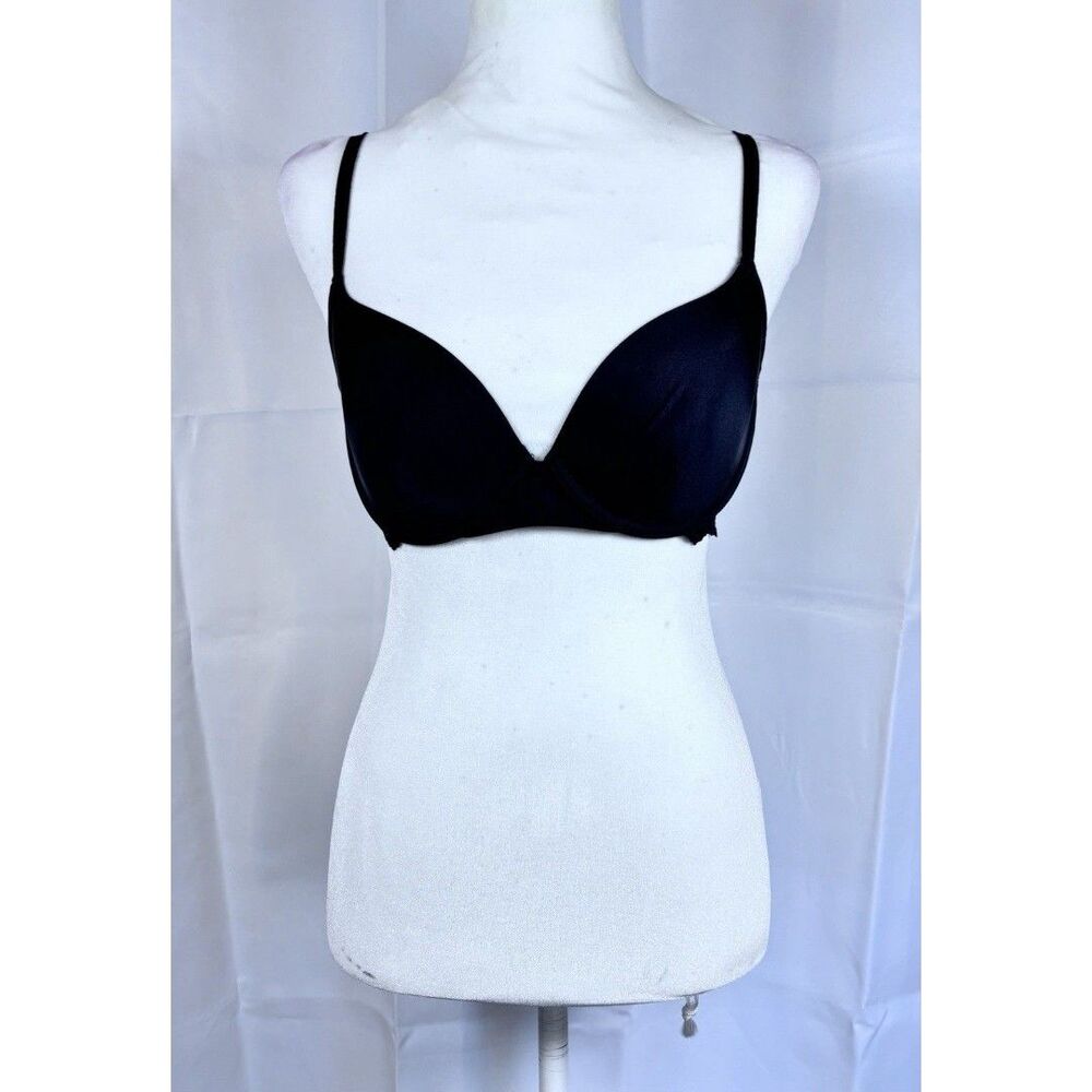 Skarlett Blue Beloved Underwire T-Shirt Bra Black 321149 Size 32D